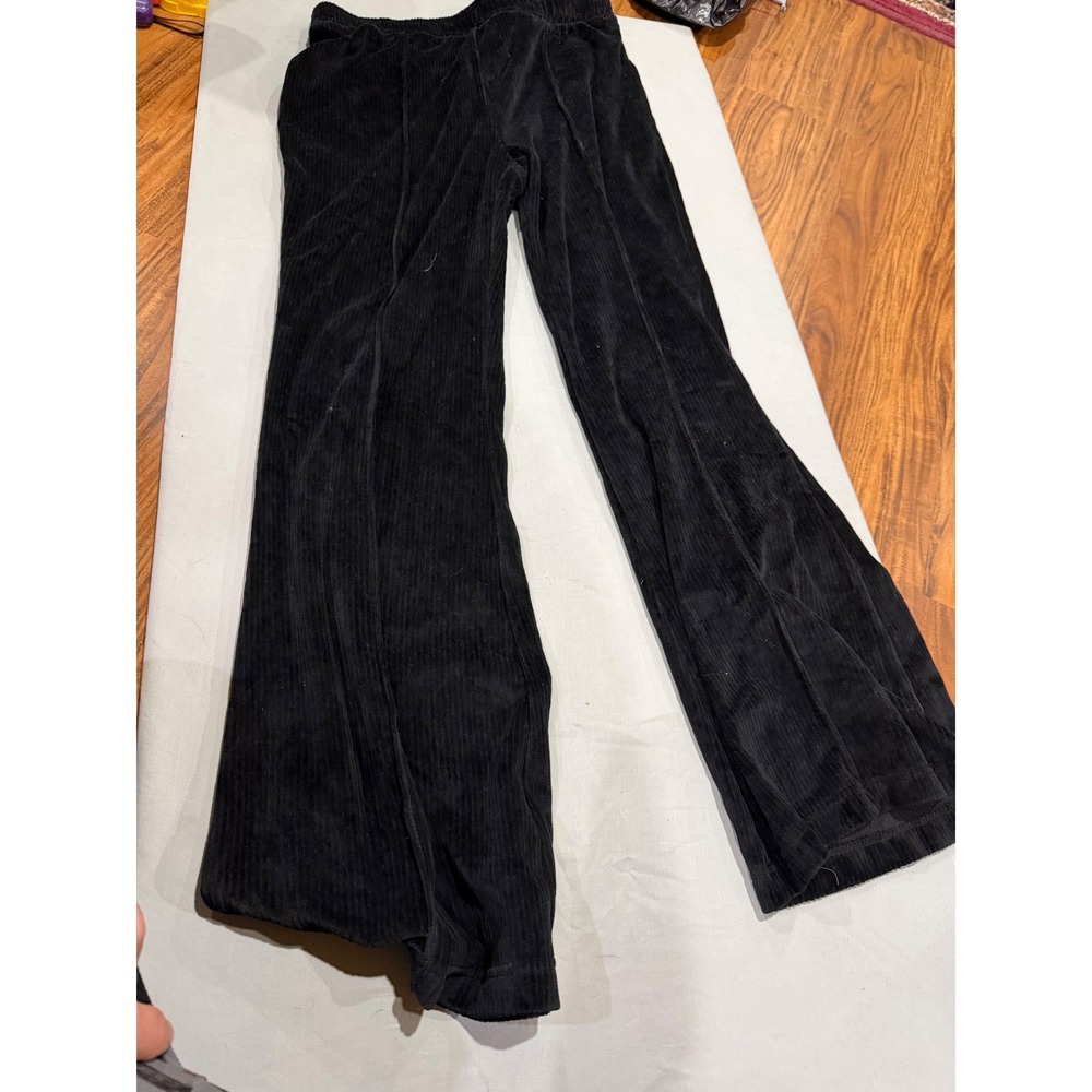 Boho Womens Rae Mode Corduroy Flared Pant XL Black